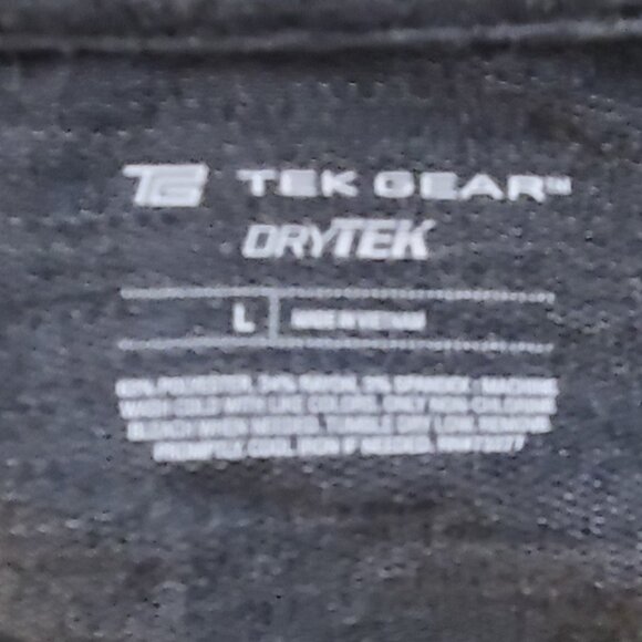 Womens Long Sleeeve Pullover Gray Shirt by Tek Gear Size Large - Picture 3 of 3